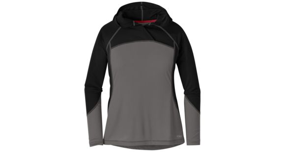 Outdoor Research Echo Hoody - Women's, Pewter/Black, XS, 2681370044005