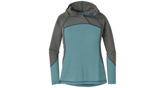 Outdoor Research Echo Hoody - Women's, Seaglass/Pewter, Small, 2681371383006