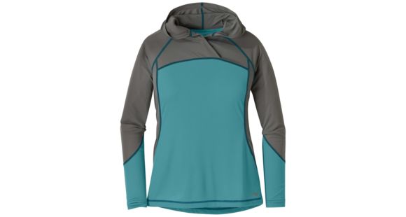 Outdoor Research Echo Hoody - Women's, Seaglass/Pewter, XL, 2681371383009