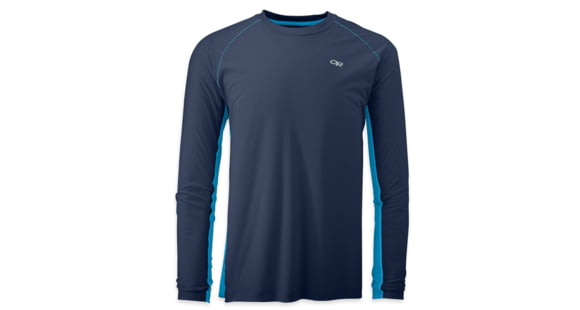 Outdoor Research Echo Long Sleeve Duo Tee - Men's-Night/Hydro-Medium, 267852
