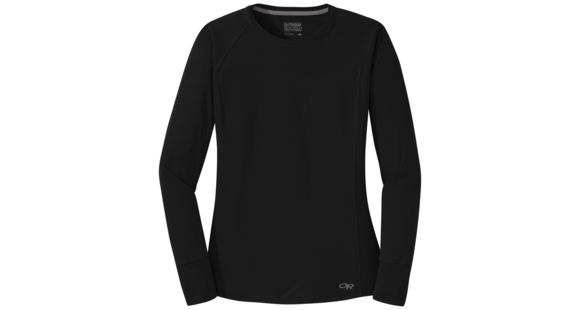 Outdoor Research Echo Long Sleeve Tee - Womens, Black, 2XS, 2694720001004