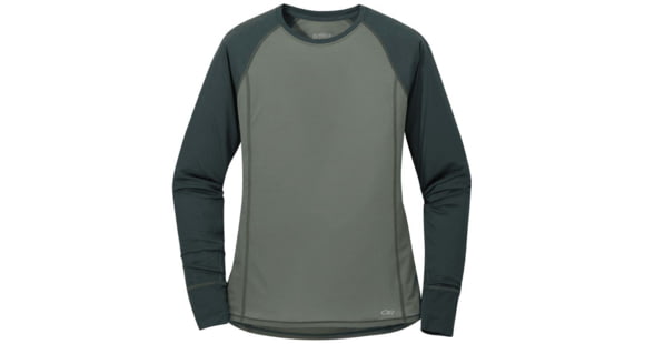 Outdoor Research Echo Long Sleeve Tee - Womens, Cypress/Fir, Extra Small, 2694721867005
