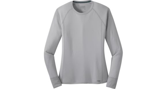 Outdoor Research Echo Long Sleeve Tee - Womens, Pebble, Extra Large, 2694721569009