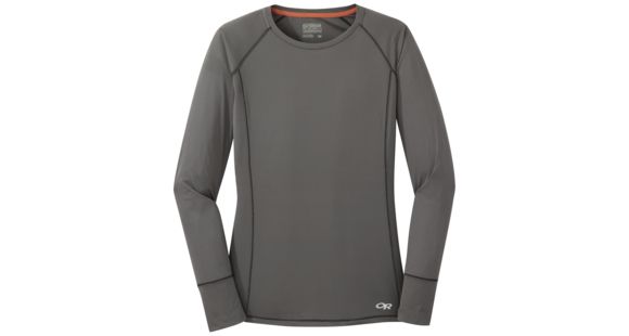 Outdoor Research Echo Long Sleeve Tee - Womens, Pewter, 2XS, 2694720008004