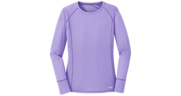 Outdoor Research Echo Long Sleeve Tee - Womens, Thistle, Large, 2694720670008