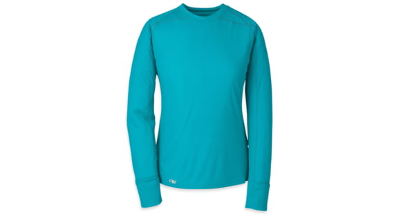 Outdoor Research Echo Long Sleeve Tee - Womens, Typhoon/Night, Extra Large, 385196
