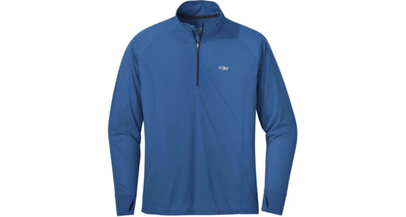 Outdoor Research Echo Quarter Zip - Mens, Admiral, Medium, 2692071782007