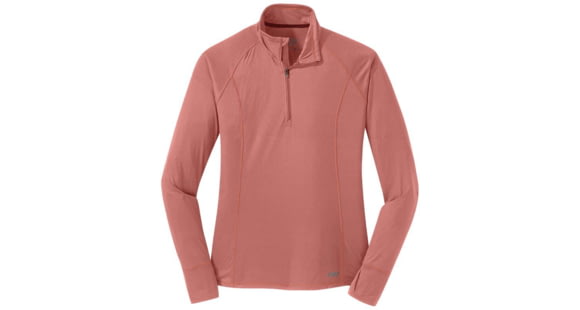 Outdoor Research Echo Quarter Zip - Women's, Alpenglow, Extra Small, 2714730562005