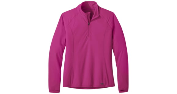 Outdoor Research Echo Quarter Zip Shirt - Women's, Fuchsia, 2XL, 2876562094010