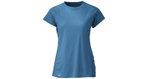 Outdoor Research Echo Short Sleeve Tee - Womens, Oasis/Baltic, 2XS, 243709