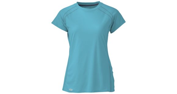 Outdoor Research Echo Short Sleeve Tee - Womens, Typhoon, Small, 243709