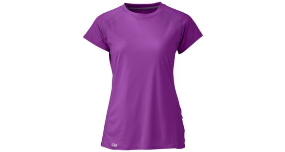 Outdoor Research Echo Short Sleeve Tee - Womens, Ultraviolet/Elderberry, Small, 411793