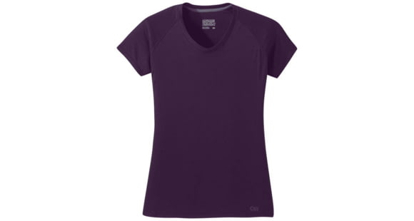 Outdoor Research Echo Short Sleeve Tee - Womens, Blackberry, Medium, 2692050325007