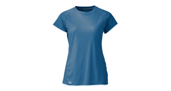 Outdoor Research Echo Short Sleeve Tee - Womens, Cornflower/Night, Large