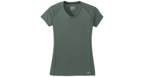 Outdoor Research Echo Short Sleeve Tee - Womens, Cypress, Small, 2692051857006