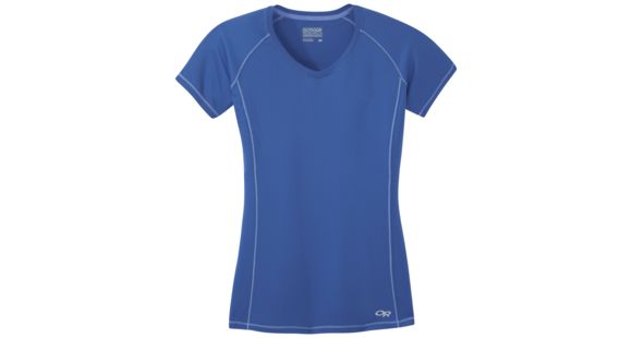 Outdoor Research Echo Short Sleeve Tee - Womens, Lapis, Small, 2692050280006