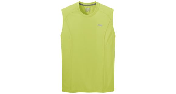 Outdoor Research Echo Tank - Men's, Chartreuse, Small, 2692091430006