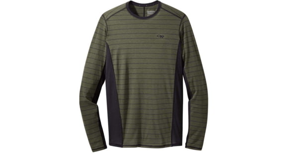 Outdoor Research Enigma Crew - Men's, Fatigue/Black Storm, Small, 2714441923006