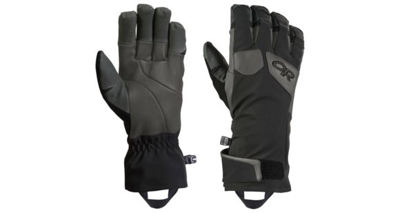 Outdoor Research Extravert Gloves - Men's, Black/Charcoal, Extra Small, 2433120189005