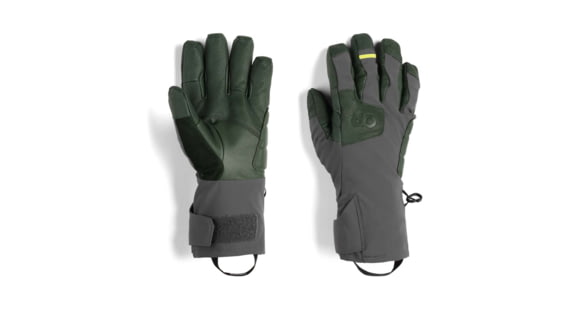 Outdoor Research Extravert Gloves - Men's, Charcoal/Verde, Small, 3005412526006