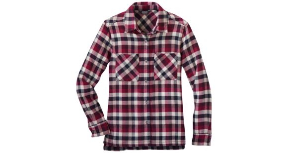 Outdoor Research Feedback Flannel Shirt - Women's, Beet Plaid, Small, 2714921710006