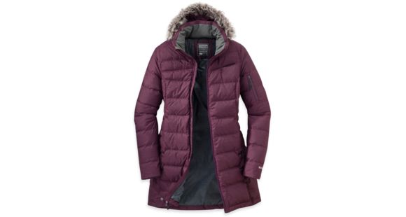 Outdoor Research Fernie Down Parka - Women's-Pinot-Large, 727602411088