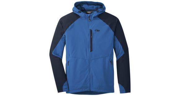 Outdoor Research Ferrosi Hooded Jacket, Men's, Glacier/Night, XXL, 250094-gl/ngt-XXL