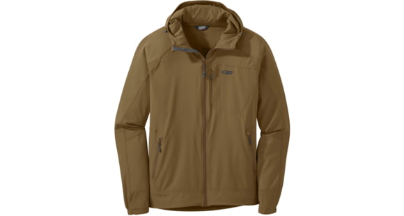 Outdoor Research Ferrosi Hooded Jacket - Men's, Coyote, 2XL, 2691710014010