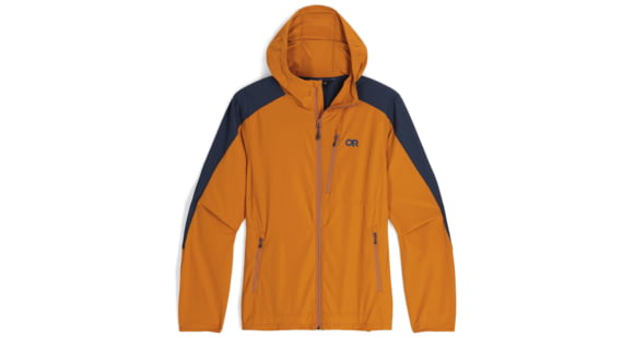 Outdoor Research Ferrosi Hoodie - Men's, Marmalade/Naval Blue, XL, 2876172327009