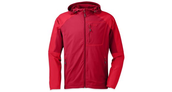 Outdoor Research Ferrosi Hoody - Men's-Agate/Hot Sauce-Large