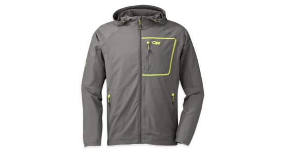 Outdoor Research Ferrosi Hoody - Men's-Hot Sauce/Redwood-Large