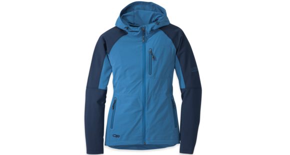 Outdoor Research Ferrosi Hoody - Women's-Cornflower/Night-Small