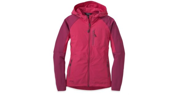 Outdoor Research Ferrosi Hoody - Women's-Desert Sunrise/ Sangria-Medium