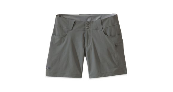 Outdoor Research Ferrosi Summit Short 5 in- Women's-Pewter-6