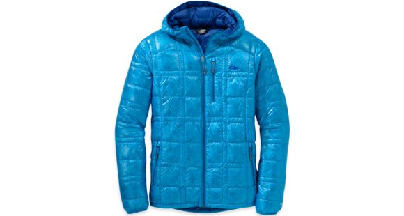 Outdoor Research Filament Hooded Jacket - Men's-Tahoe/Baltic-Large, 727602407869