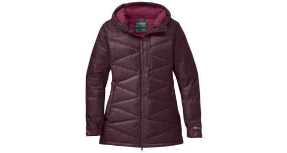 Outdoor Research Floodlight Down Parka - Women's-Pinot/Raspberry-Medium