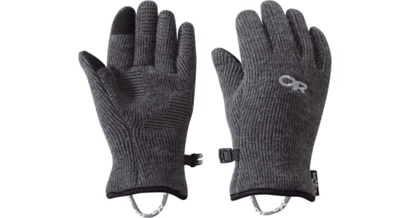 Outdoor Research Flurry Sensor Gloves - Kid's, Charcoal, Small, 2448940890006