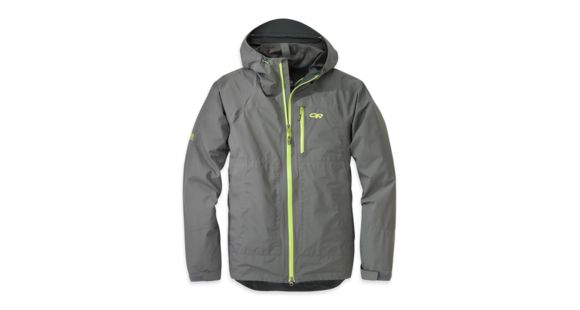 Outdoor Research Foray Jacket - Men's-Pewter/Lemongrass-X-Large, 203867