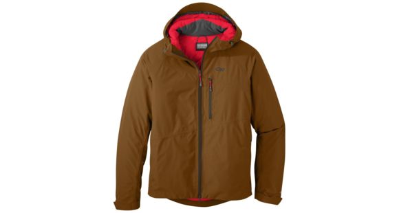 Outdoor Research Fortress Jacket - Men's, Saddle, Small, 2714141145006