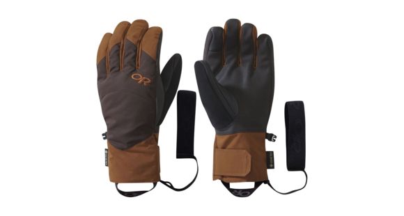 Outdoor Research Fortress Sensor Gloves - Men's, Saddle/Dark Roast, Medium, 2715521683007