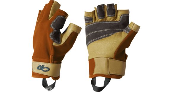 Outdoor Research Fossil Rock Gloves, Umber/Natural, Extra Large, 2643631828009