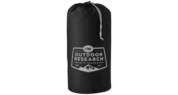 Outdoor Research Graphic Stuff Sack 15L Bowser, Unisex, Black, One Size, 262329-black-1size