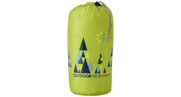 Outdoor Research Graphic Stuff Sack 15L Woodsy, Unisex, Lemongrass, One Size, 250176-lemongrass-1size