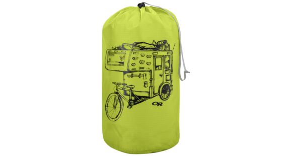 Outdoor Research Graphic Stuff Sack 35L Dirtbag, Unisex, Lemongrass, One Size, 264386-lemongrass-1size