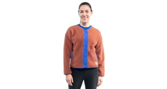 Outdoor Research Grayland Fleece Jacket - Women's, Brick/Ultramarine, Small, 3005332517006