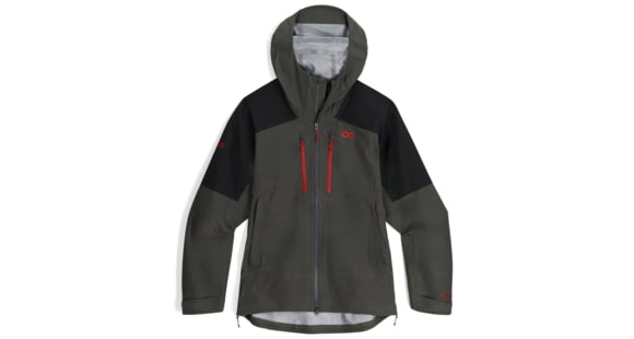 Outdoor Research Headwall Gore-Tex 3L Jacket - Mens, Storm/Black, Large, 3220921345-L