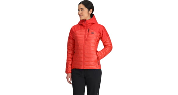 Outdoor Research Helium Down Hoodie Jacket - Women's, Sunrise, L, 2775912760008