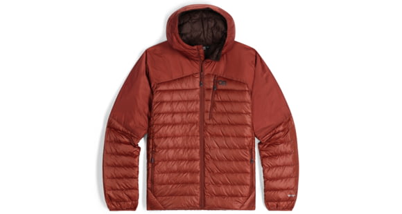Outdoor Research Helium Down Hoodie - Men's, Brick, 2XL, 2775720465010