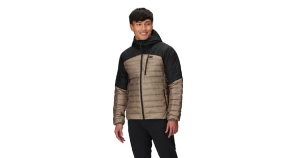 Outdoor Research Helium Down Hoodie - Men's, Sable/Black, Medium, 2775722957007