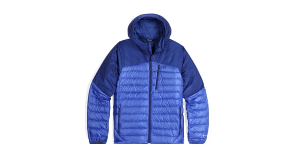 Outdoor Research Helium Down Hoodie - Mens, Topaz/Galaxy, Extra Large, 2775722568009